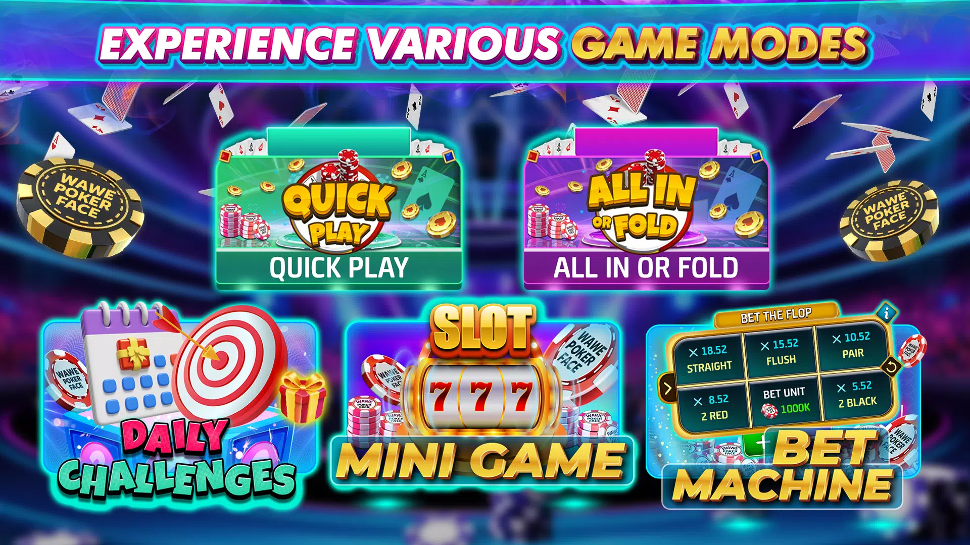 Wawe Poker Face – 德州扑克