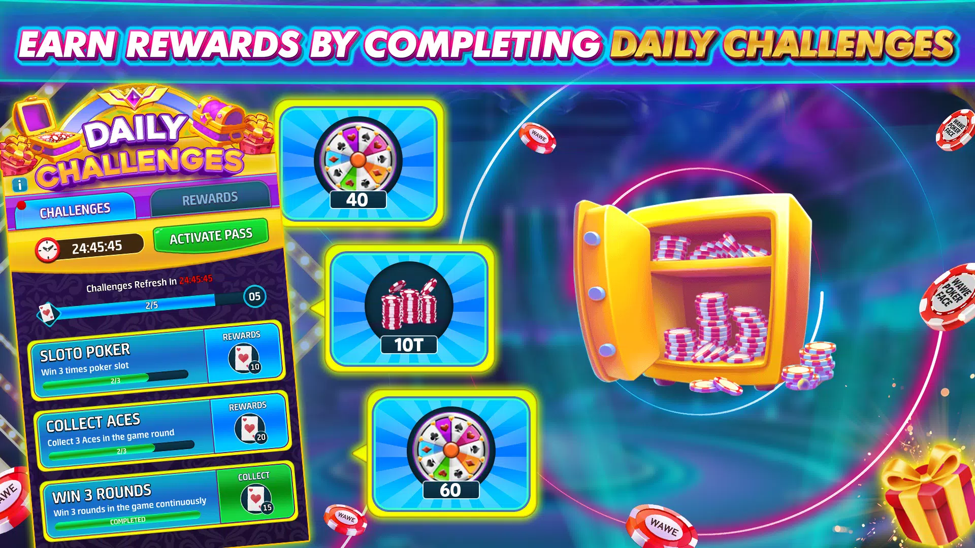 Wawe Poker Face – 德州扑克