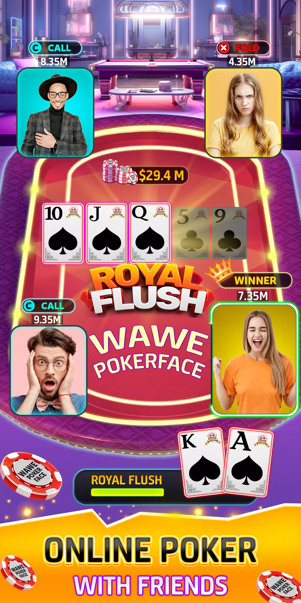 Wawe Poker Face - Holdem Poker