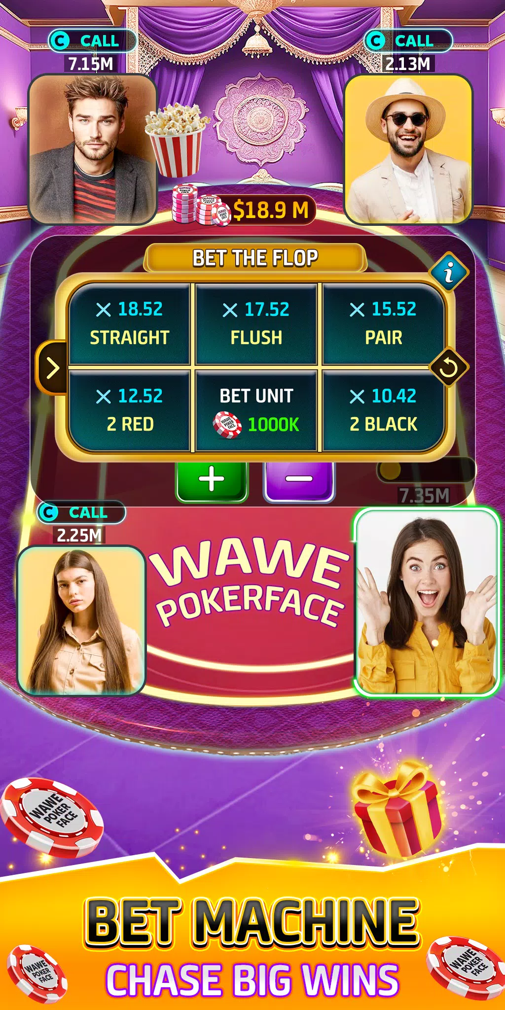 Wawe Poker Face - Holdem Poker