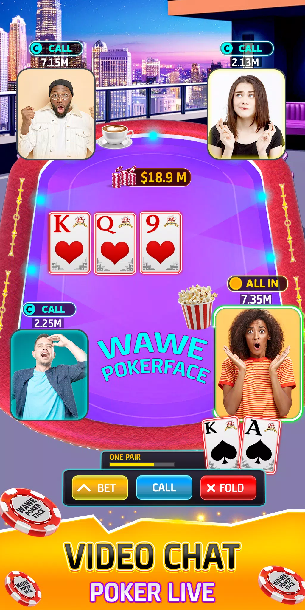 Wawe Poker Face - Holdem Poker