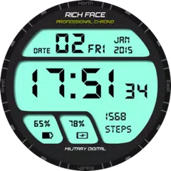 Watch Face Military Digital アプリダウンロード