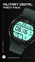 Watch Face Military Digital ポスター