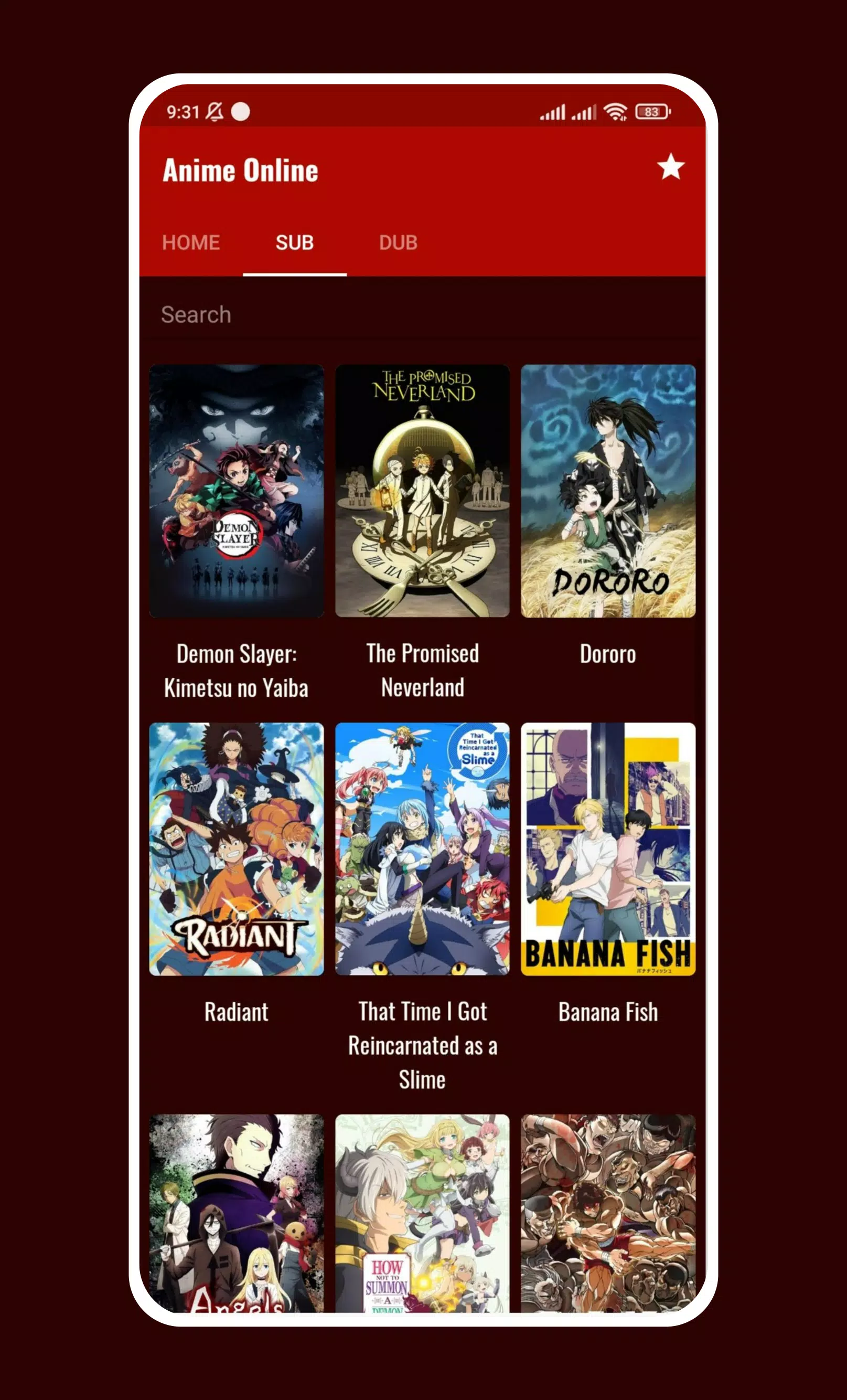 Anime TV Series APK pour Android Télécharger