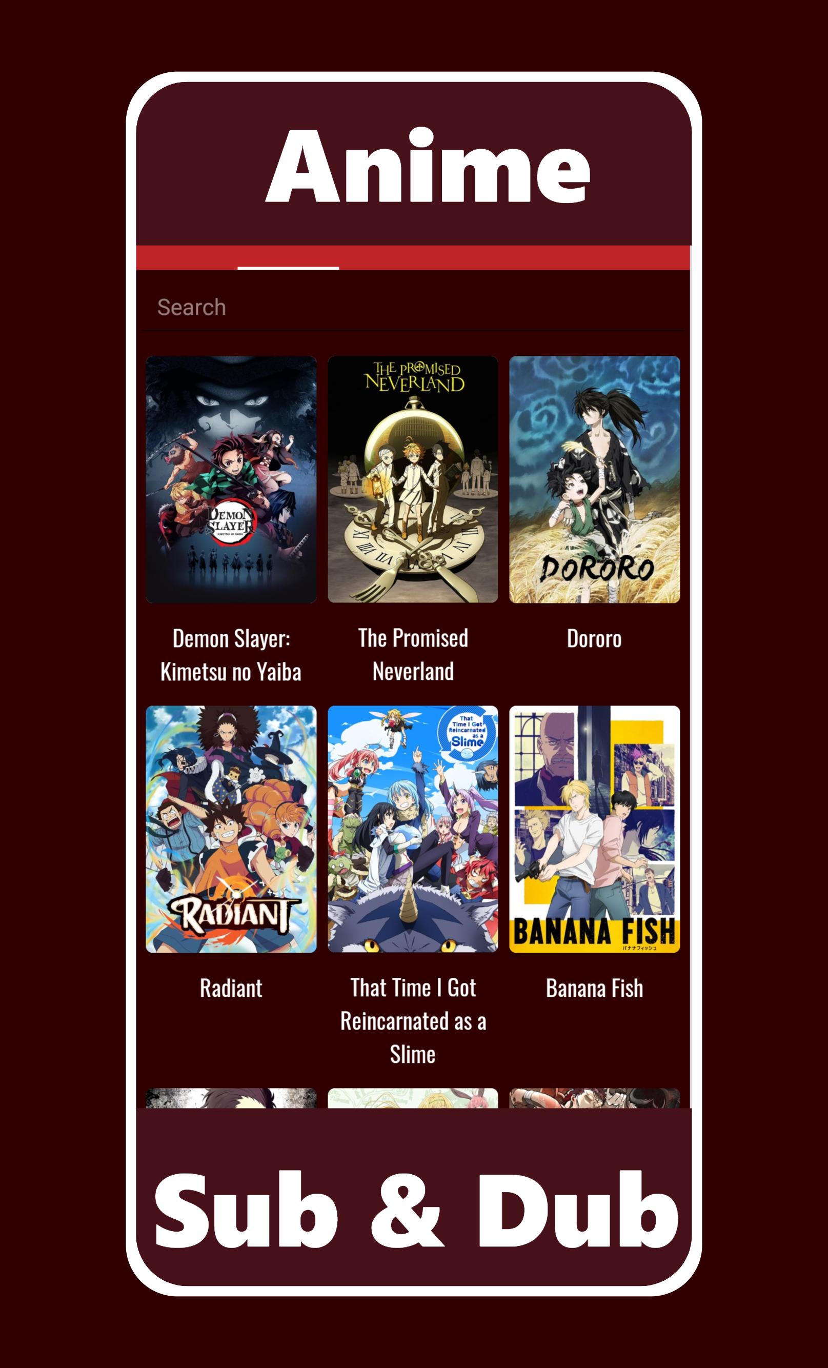 Free download Anime Online Sub & Dub English APK for Android