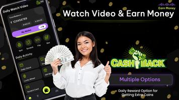 Daily Watch Video & Earn Money Poster