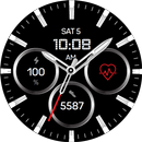 Regarder Metal 5 Watch Face APK