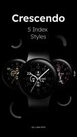 Crescendo - Analog Watch Face اسکرین شاٹ 3