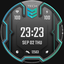 Tech2 Digital Watch Face APK