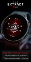 The EXTRACT digital watch face poster