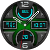 Hybrid CHRONO Watch face APK