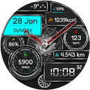 Hybrid TUNUK URX44 Watch face-APK