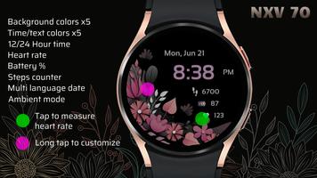 NXV70 Flora Spring Watch Face screenshot 1