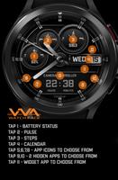 VVA73 Hybrid Watch face تصوير الشاشة 2