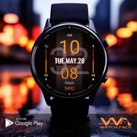 VVA200 Minimalistic Watch face الملصق