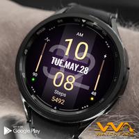 VVA200 Minimalistic Watch face تصوير الشاشة 3