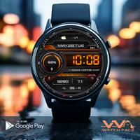 VVA203 Lava Watch face الملصق
