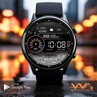 VVA208 Sport Watch face الملصق