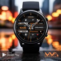 VVA210 Hybrid Watch Face الملصق