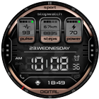 VVA223 Digital Watch face أيقونة