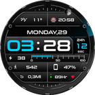 VVA27 Digital Watchface أيقونة