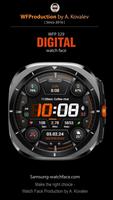 WFP 329 Digital watch face Plakat