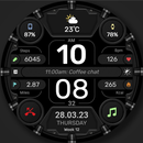 WFP 332 Futuristic watch face APK