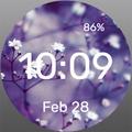 Lilac Flowers - Watch Face