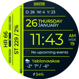 Chester Info Edge watch face