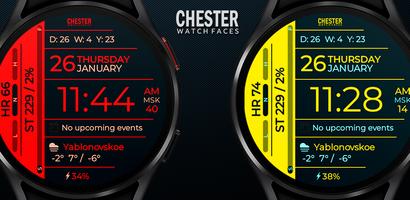 Chester Info Edge watch face poster