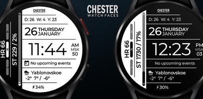 Chester Info Edge watch face screenshot 2