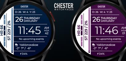 Chester Info Edge watch face screenshot 3