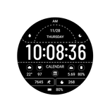 Clear Ink White For Wear OS