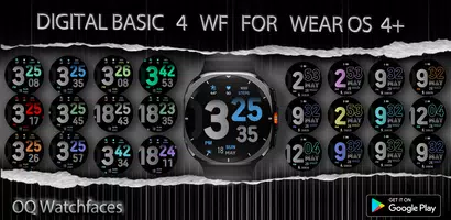 Digital Basic 4 Wear OS 5+ screenshot 7