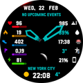 HybridSuperInfo Watch Face
