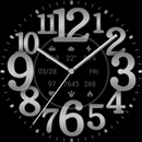 APK Silver Black Form ZKin Watch