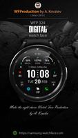 WFP 324 Digital watch face پوسٹر