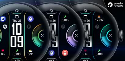 ACTIVE 55 Digital Watch Face ポスター