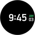 ALX03 Digital Color Watch Face