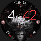 Anime v2 animated watch face আইকন