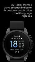 Wave: Wear OS Watch face syot layar 1