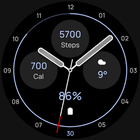 Awf OLED Analog: Watch face أيقونة