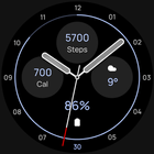 Awf OLED Analog: Watch face ikon