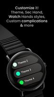OLED Analog Watch face screenshot 1