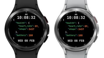 AZ261 Json Code Watch Face 截圖 1