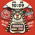 Riding Santa Watch face