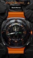 2 Schermata Black Marvel Watch Face