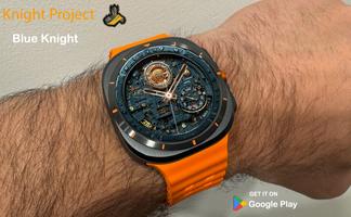 Blue Knight Watch Face 스크린샷 3