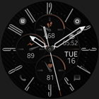 Carbon v6 analog watch face ikona