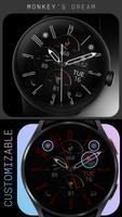 Carbon v6 analog watch face plakat